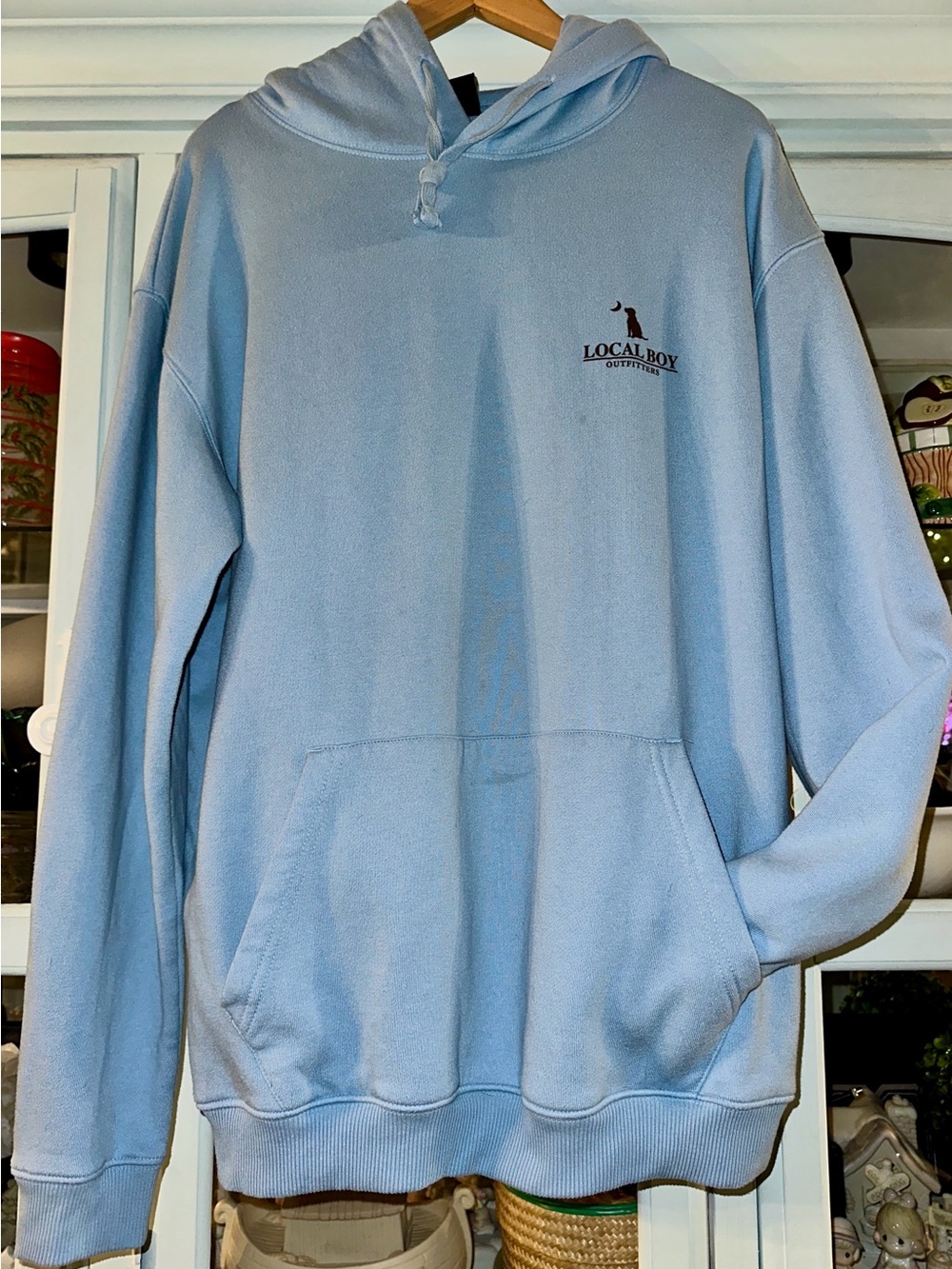Local Boy Outfitters Men's Sky Blue Pullover Hoodie